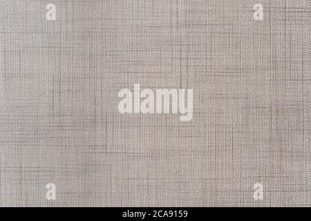 Beige canvas texture background with delicate striped seamless pattern Stock Photo