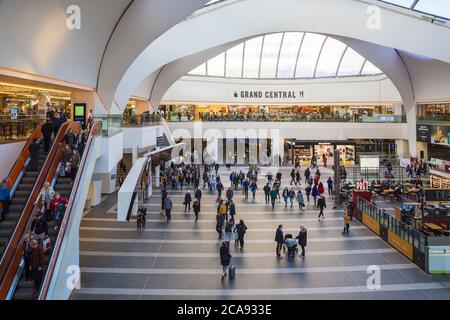 Birmingham New Street Grand Central Station, Birmingham, West Midlands, England, United Kingdom, Europe Stock Photo