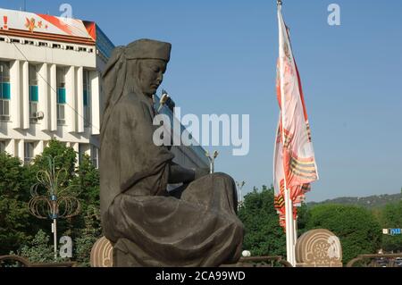 Independence square, Almaty, Kazakhstan Stock Photo