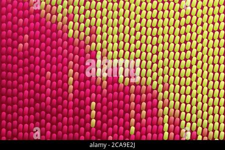 Abstract background with color ovals. Vector illustration. Stock Vector