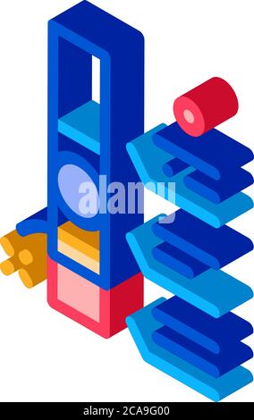 firework information isometric icon vector illustration Stock Vector