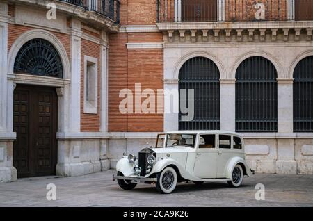 Valencia, Spain - June 3, 2017: Rolls-Royce 25-30 from 1930s on street Stock Photo