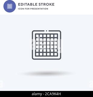 Chess Game icon vector, filled flat sign, solid pictogram isolated on white, logo illustration. Chess Game icon for presentation. Stock Vector