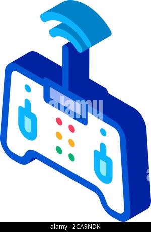 drone remote control isometric icon vector illustration Stock Vector