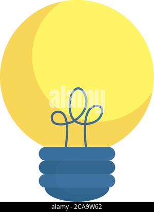 bulb light idea isolated icon vector illustration design Stock Vector