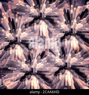 Abstract image with the effect of three-dimensional blocks Stock Photo