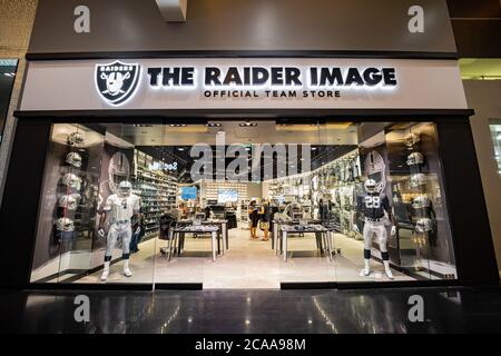 The interior of the Raider Image team store at Allegiant Stadium, Tuesday,  March 9, 2021, in Las Vegas. The stadium is the home of the Las Vegas Raide  Stock Photo - Alamy