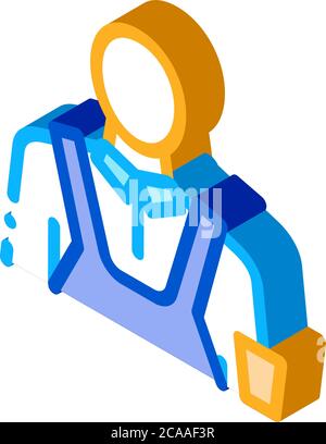 accountant profession isometric icon vector illustration Stock Vector ...