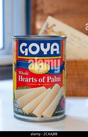 Goya Foods is the number one selling brand of Hispanic foods in America, USA Stock Photo