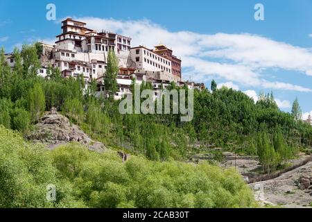 Ladakh, India - Matho Monastery (Matho Gompa) in Ladakh, Jammu and Kashmir, India. The Monastery was originally built in 14th century. Stock Photo