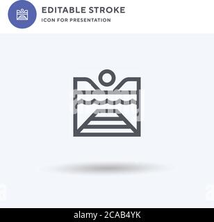 Vector logo for Singapore, white road sign with outline illustration of ...