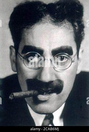 Groucho Marx, American actor and comedian Stock Photo