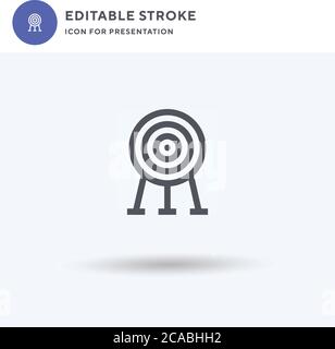 Diana icon vector, filled flat sign, solid pictogram isolated on white, logo illustration. Diana icon for presentation. Stock Vector