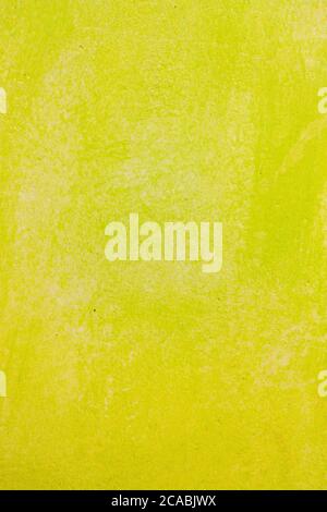 Beautiful yellow painted closeup concrete wall. Ideal for use in the design or wallpaper background. Stories vertical format Stock Photo