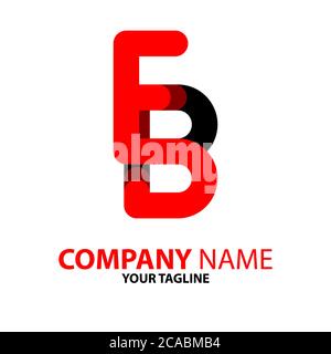 EB initial Concept can be used for companies and businesses Stock Vector