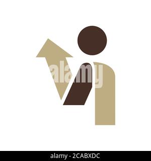 popular abstract people logo template vector design.  people unity community symbol with hands together Stock Vector