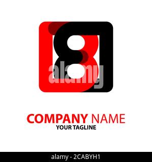 BB 8 initial Concept can be used for companies and businesses Stock Vector
