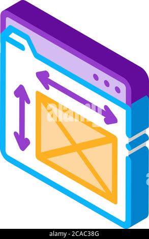 front end web design sizes doodle icon hand drawn illustration Stock ...