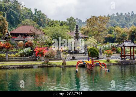 Tirta Gangga Water Palace (Taman Tirtagangga), former kings palace in Karangasem, Bali, Indonesia Stock Photo