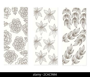 tropical vector hand drawn for your company or brand Stock Vector