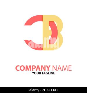 CB BC initial logo concept can be used for companies and businesses Stock Vector