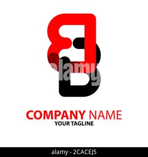 BB initial Concept can be used for companies and businesses Stock Vector