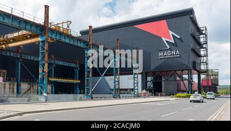 External view of Magna Science Adventure Centre, an educational visitor attraction in Rotherham, South Yorkshire Stock Photo