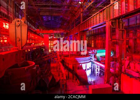 Interior view of Magna Science Adventure Centre, an educational visitor attraction in Rotherham, South Yorkshire Stock Photo