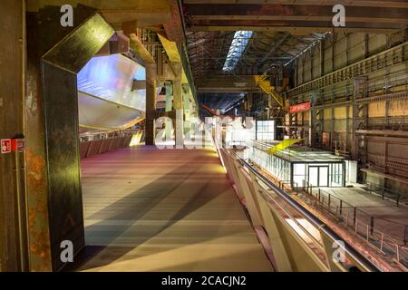 Interior view of Magna Science Adventure Centre, an educational visitor attraction in Rotherham, South Yorkshire Stock Photo