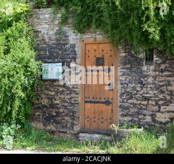 The village gaol, or lock up in Fairburn, West Yorkshire Stock Photo