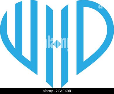 Vector illustration on the theme of World Humanitarian day observed each year on August 19th worldwide. WHD logo design in the heart shape Stock Vector