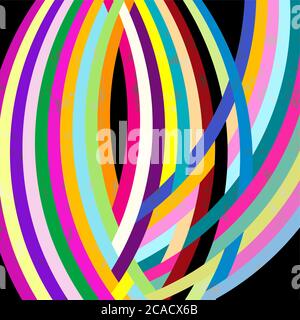colorful abstract geometric background, illustration with cross lines Stock Vector