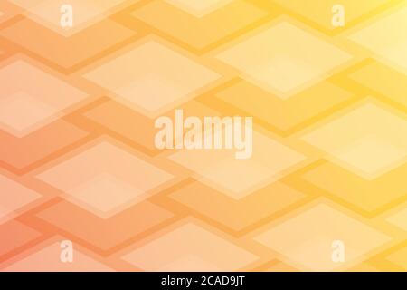 gradient of yellow rhombus abstract pattern background for design Stock Photo