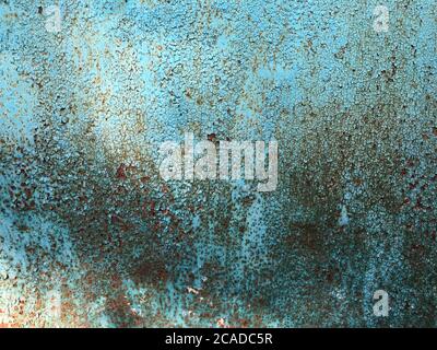 chipped paint rusty textured metal background Stock Photo