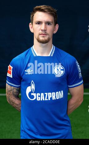 Gelsenkirchen, Germany. 06th Aug, 2020. Football, Bundesliga: FC Schalke 04 - Photo session, the official photo session of the Schalker licensed team (portraits) for the 2020/2021 season: Schalkes Benito Raman. Credit: Guido Kirchner/dpa/Alamy Live News Stock Photo