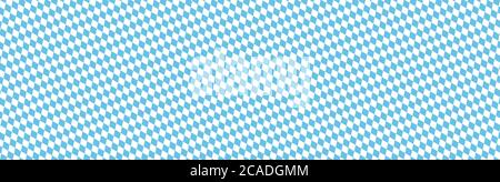 Oktoberfest 2020 background with seamless blue white checkered pattern Stock Vector