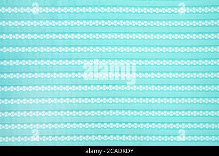 textured turquoise fabric background Stock Photo