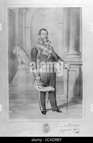 DON FRANCISCO DE PAULA ANTONIO - INFANTE DE ESPAÑA - 1794/1865. Infante Francisco de Paula. ASIS FRANCISCO PADRE. FRANCISCO DE PAULA ANTONIO. BORBON FRANCISCO DE PAULA. FERNANDO VII HERMANO. FRANCISCO DE ASIS PADRE. Stock Photo