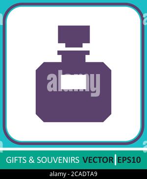 Perfume, perfumery. Vector Icon. Simple vector illustration for graphic and web design. Stock Vector