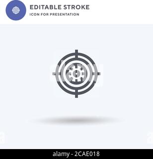 Diana icon vector, filled flat sign, solid pictogram isolated on white, logo illustration. Diana icon for presentation. Stock Vector