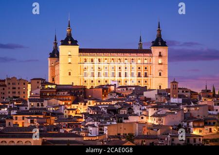 Alcazar palace in Toledo, Spain Stock Photo