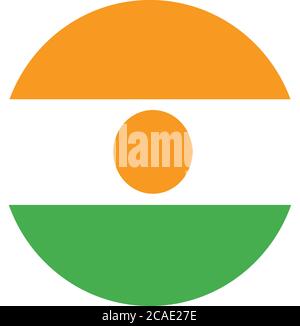 vector background of niger flag Stock Vector