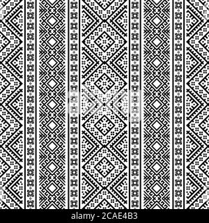 Tribal ethnic seamless pattern background design vector Stock Photo