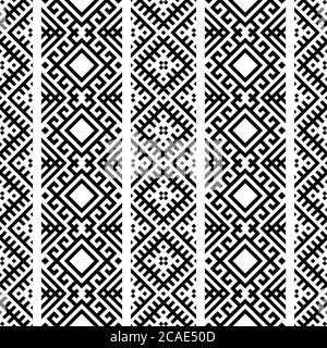 vertical Aztec seamless ethnic pattern texture design vector Stock ...
