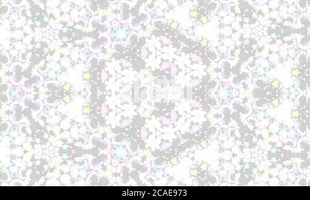 Beautiful abstract kaleidoscope patterned background Stock Photo
