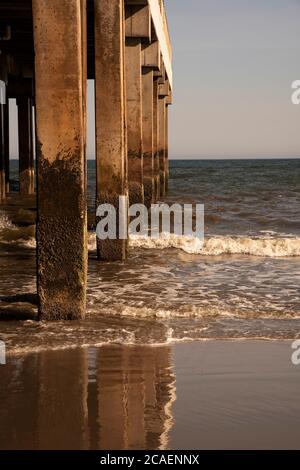 On the beach, in Atlantic City, New Jersey. Stock Photo
