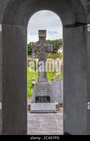 Abbeystrowry Graveyard in Skibbereen, Ireland where 8-10,000 victims of the 1845-1850 Irish potato famine are buried. Stock Photo