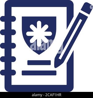 Crime, investigation, notes icon. Beautiful, meticulously designed icon. Well organized and editable Vector for any uses. Stock Vector