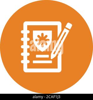 Crime, investigation, notes icon. Beautiful, meticulously designed icon. Well organized and editable Vector for any uses. Stock Vector