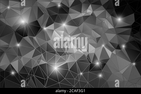 Black and white abstract background Stock Vector
